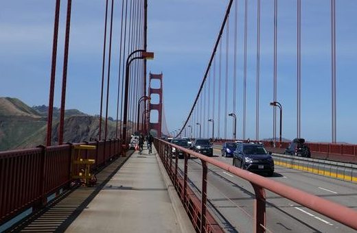 【サンフランシスコ観光】ゴールデンゲートブリッジをレンタサイクルで渡った！！