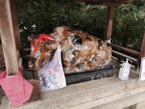 北野天満宮の牛