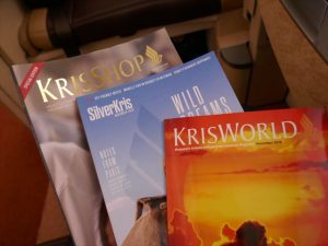 シンガポール航空の機内誌