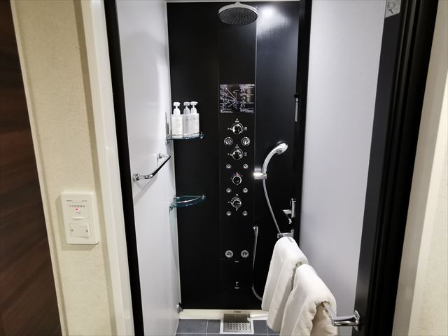 エスペリアホテル京都のシャワールーム