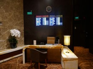 シンガポール空港のプライベートルーム