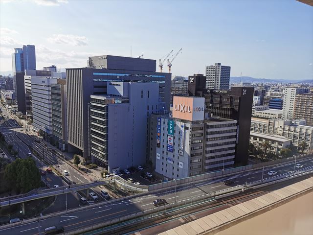 コートヤードバイマリオット新大阪ステーションの部屋からの眺め