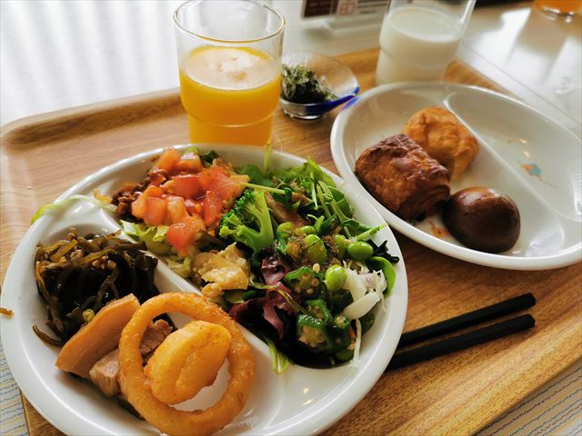 ベッセルホテルカンパーナ沖縄の朝食ビュッフェ