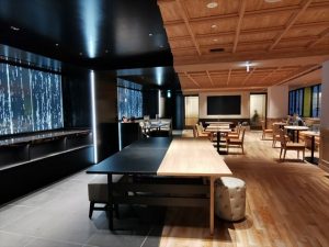 ロイヤルパークキャンバス京都二条のラウンジ